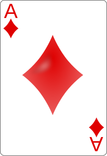 Mysterious playing card